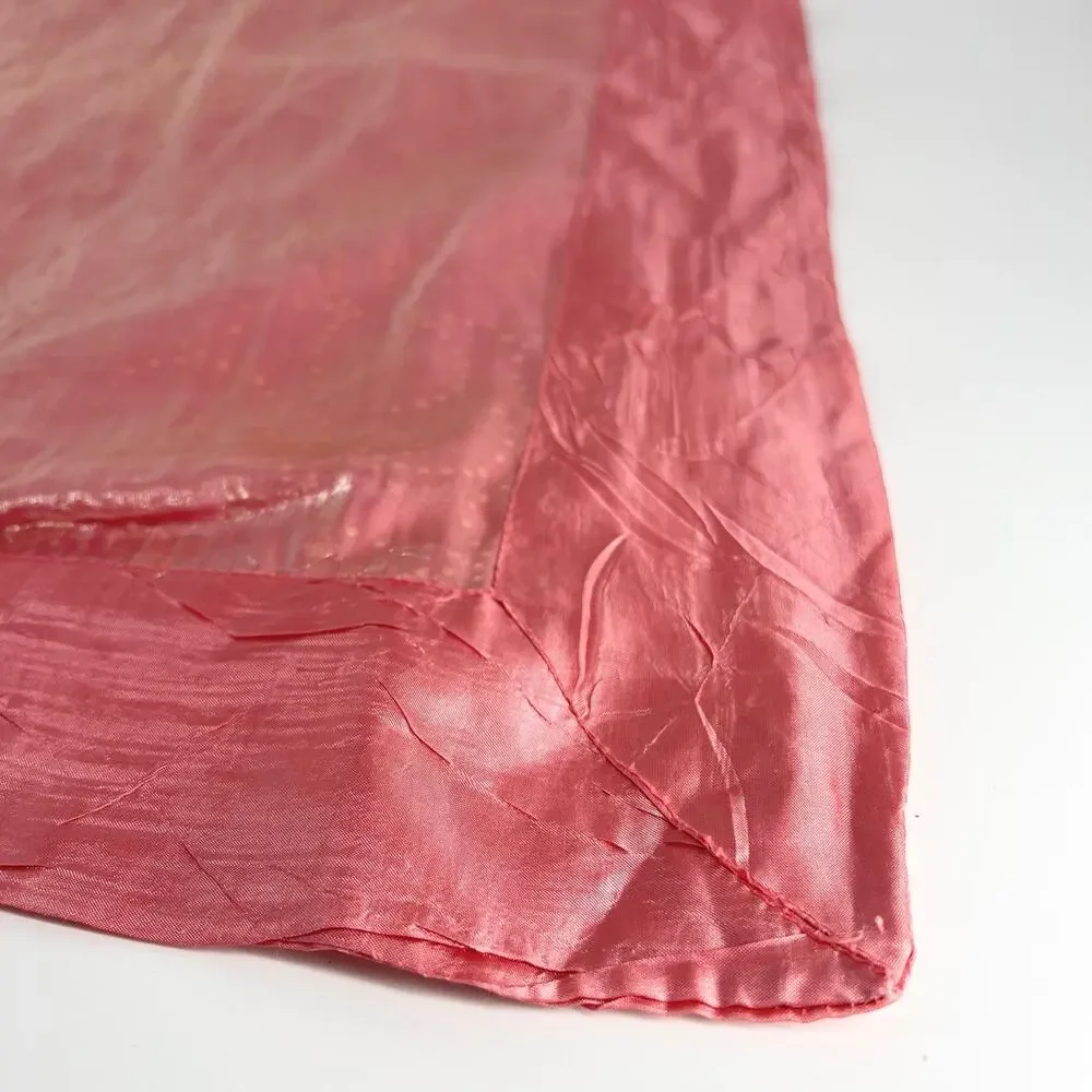 Y2K Pink Satin Pillow Shams Set of 2 Seventeen Magazine 2000s vintage